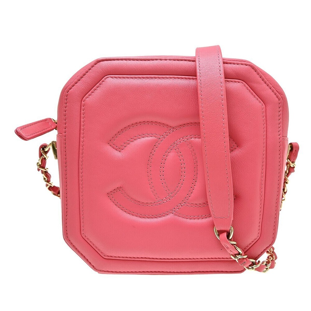 Chanel Timeless CC Octagon Camera Case Quilted Lambskin Mini